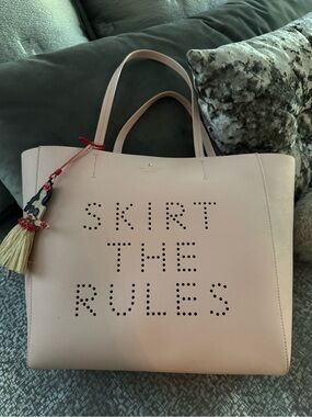 Kate Spade - Skirt The Rules Pink Tote Bag